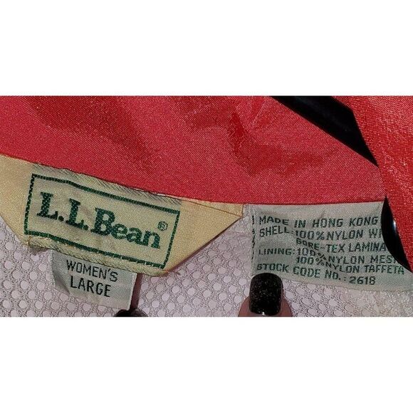 L. L.  Bean Womens Jacket Pink L Reflective Full Zip Parka/Windbreaker - Picture 3 of 10